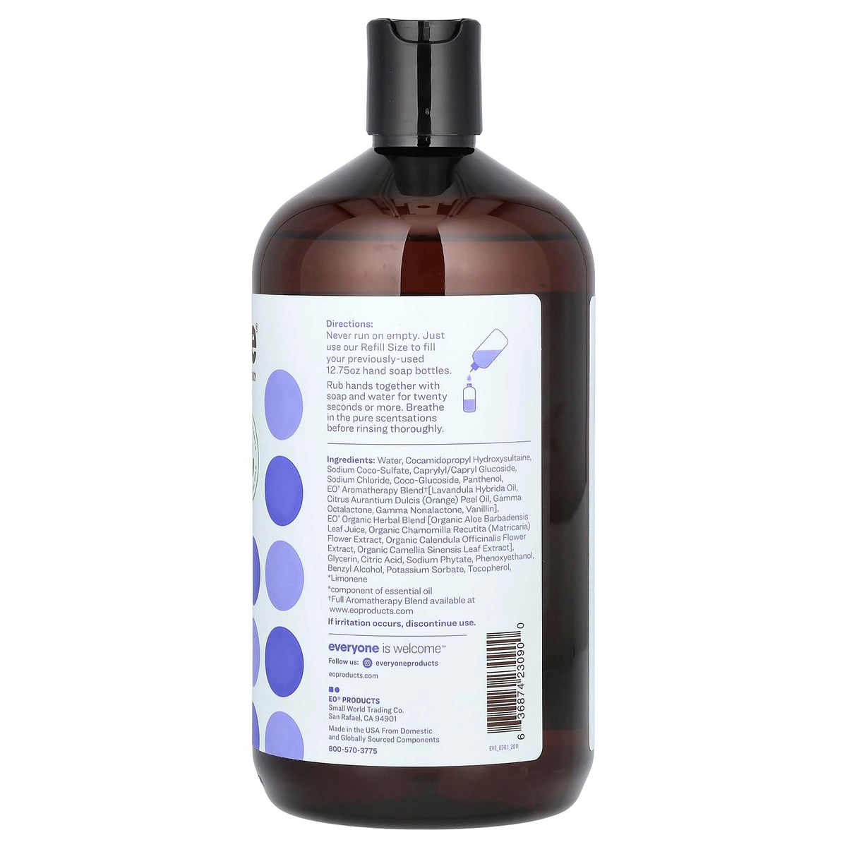 Everyone Lavender & Coconut Hand Soap Refill, 32 FZ