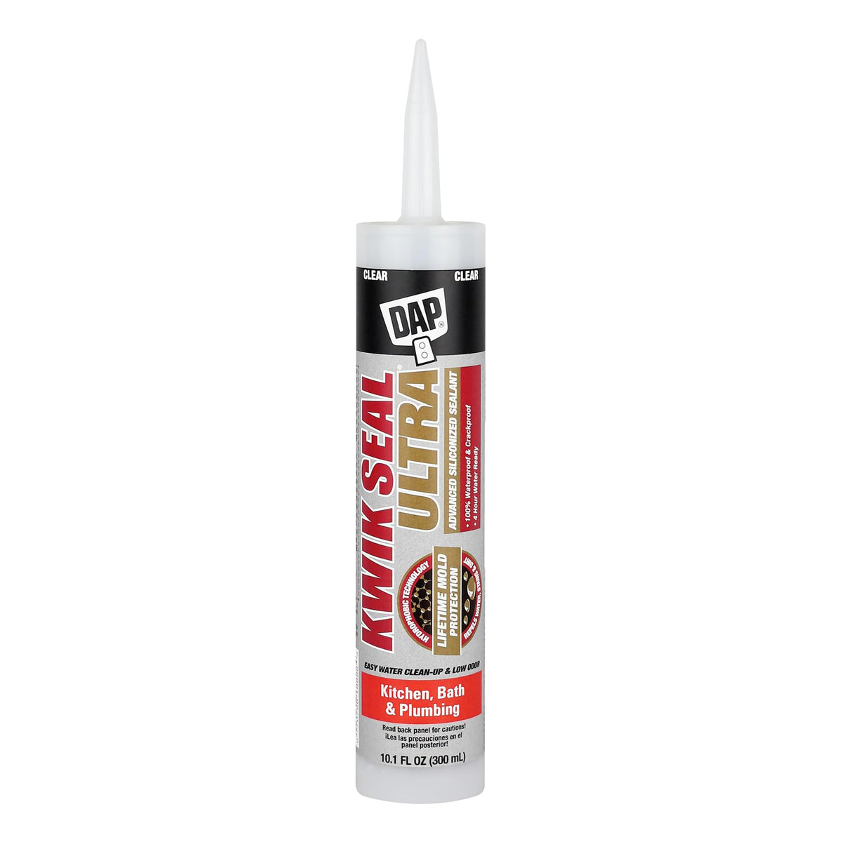 DAP 18898 Kwik Seal Ultra, 10.1 oz, Clear