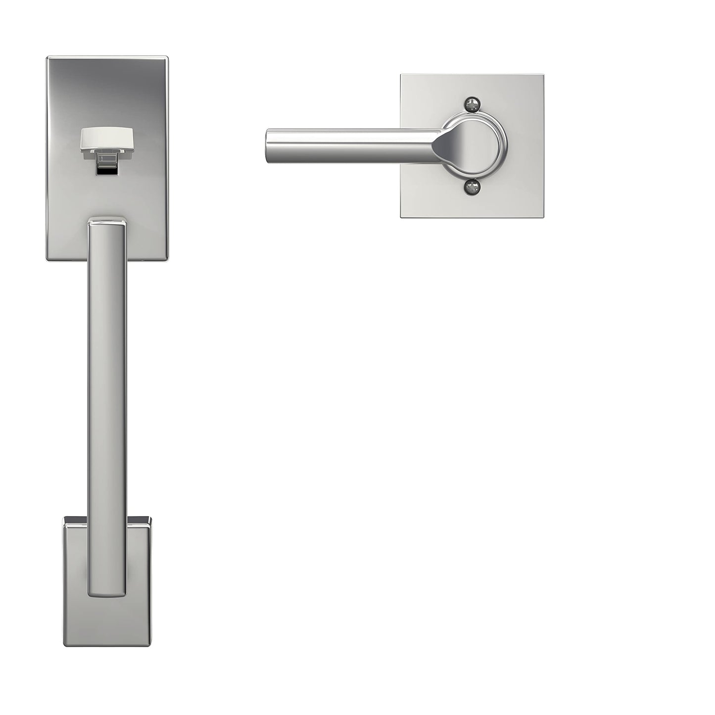 SCHLAGE FE285 CEN 625 BRW COL 16-080 10-027 134 Front Entry Handleset Interior, Collins Trim, Bright Chrome