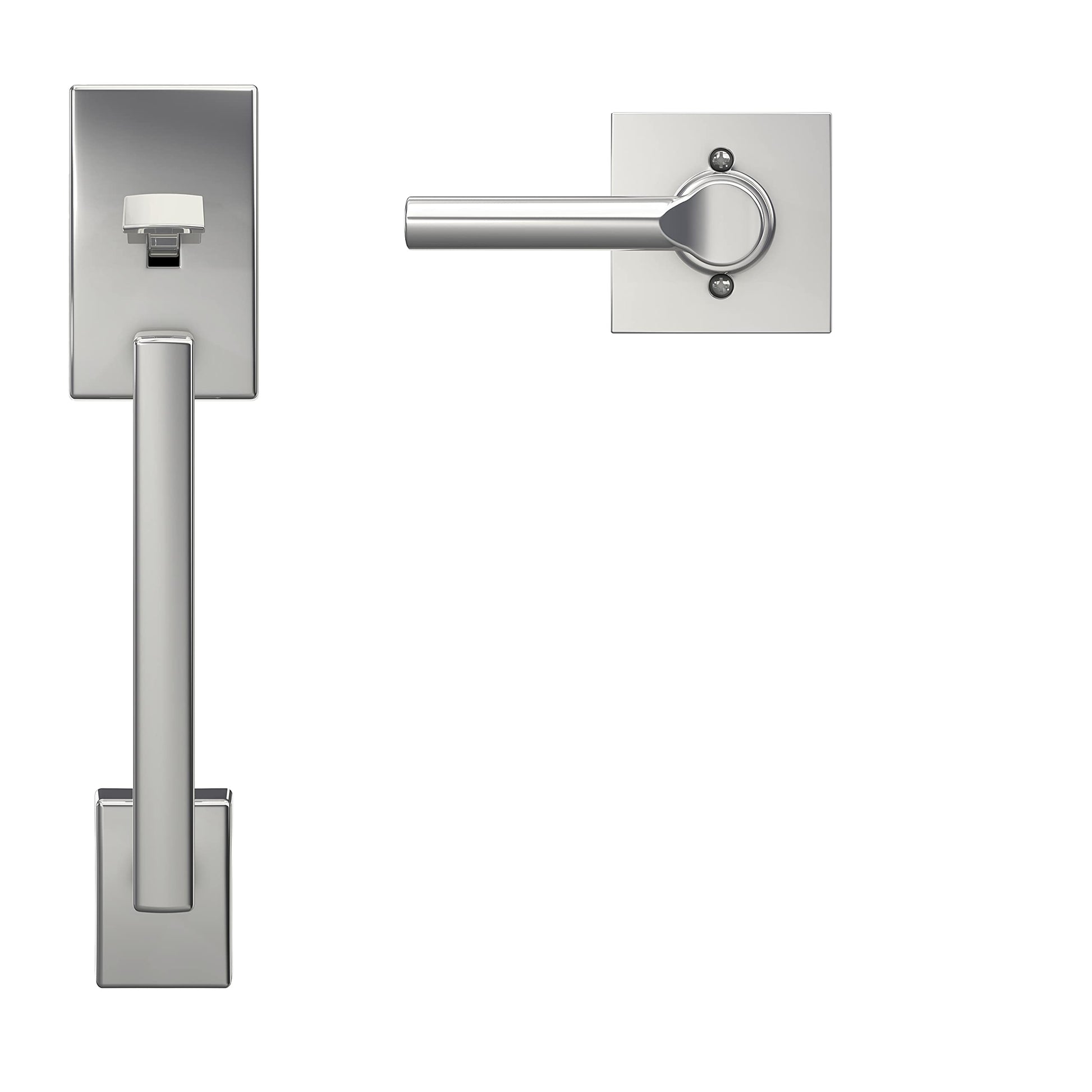 SCHLAGE FE285 CEN 625 BRW COL 16-080 10-027 134 Front Entry Handleset Interior, Collins Trim, Bright Chrome