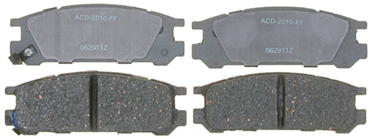 ACDelco Silver 14D471C Ceramic Rear Disc Brake Pad Set