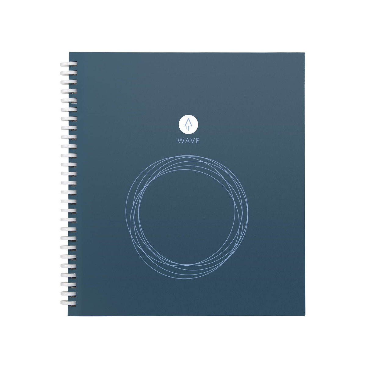Rocketbook Wave Smart Reusable Notebook, Dotted Rule, Blue Cover, (40) 9.5 x 8.5 Sheets