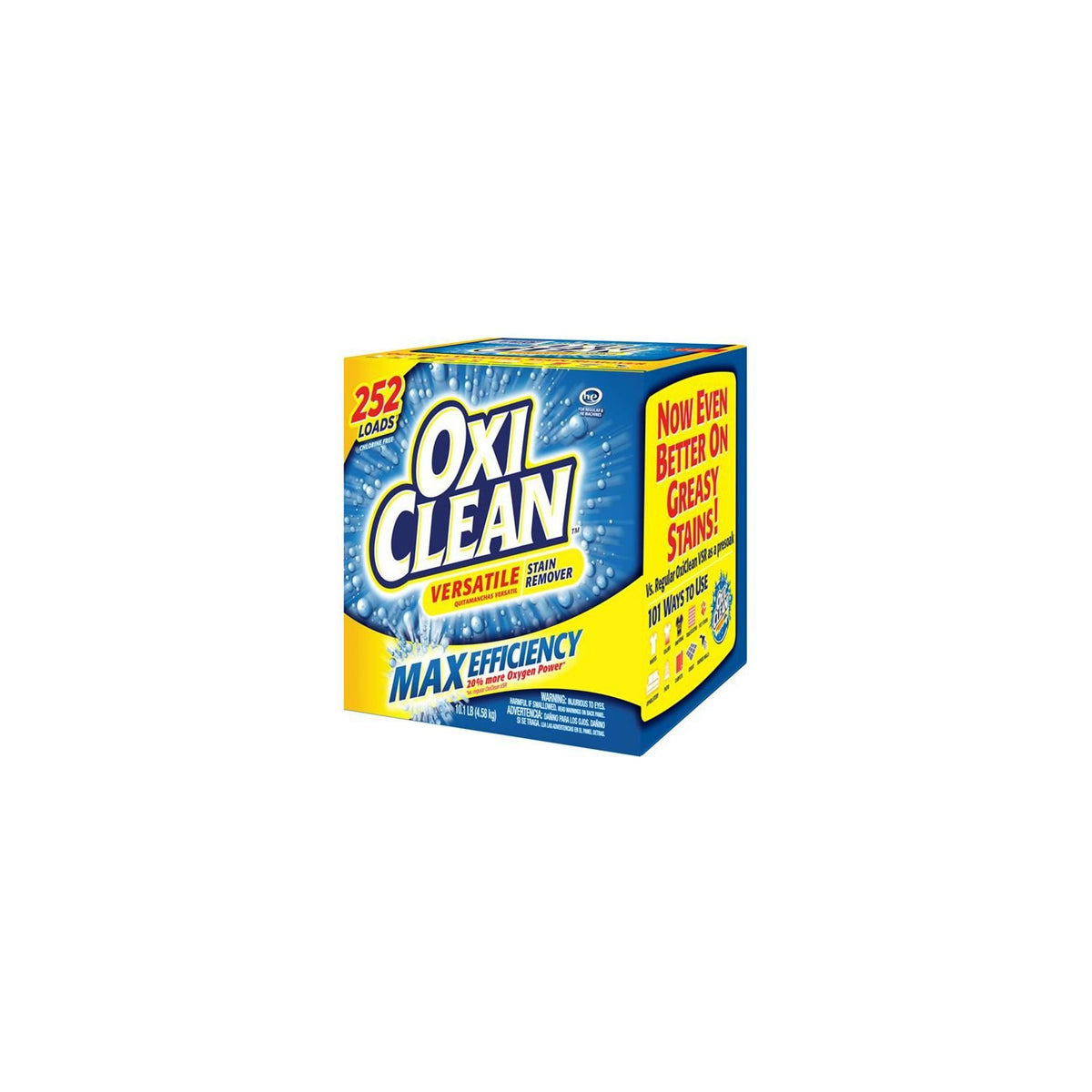 Oxi Clean Max Stain Remover, 252 Count