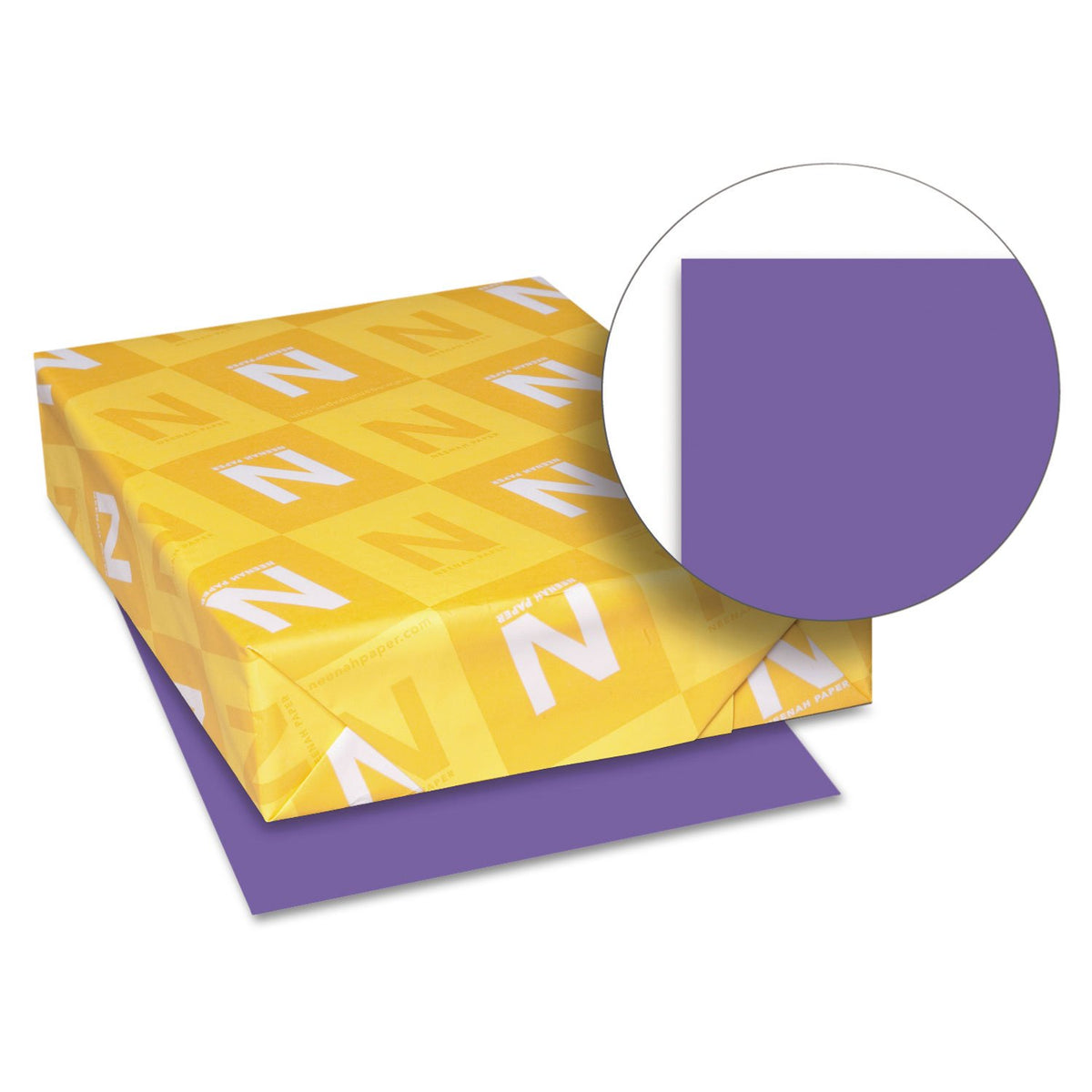 Astrobrights Color Cardstock, 65 lb Cover Weight, 8.5 x 11, Gravity Grape, 250/Pack