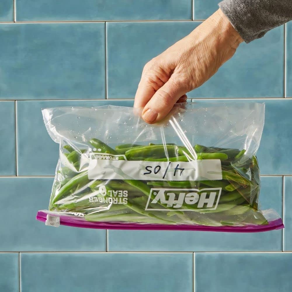 Hefty Slider Bags Half Gallon, 32 Count (Pack of 9)