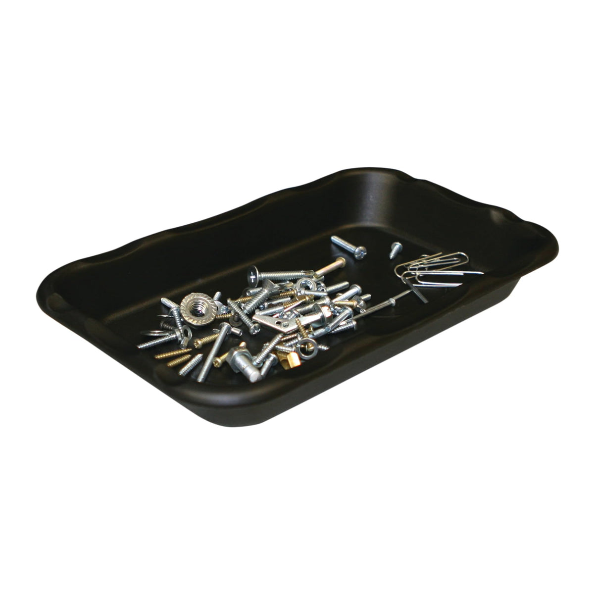 Performance Tool W1285 Large Magnetic Nut & Bolt Tray for Garages and Workshops, Black, 6-Inch x 10-Inch