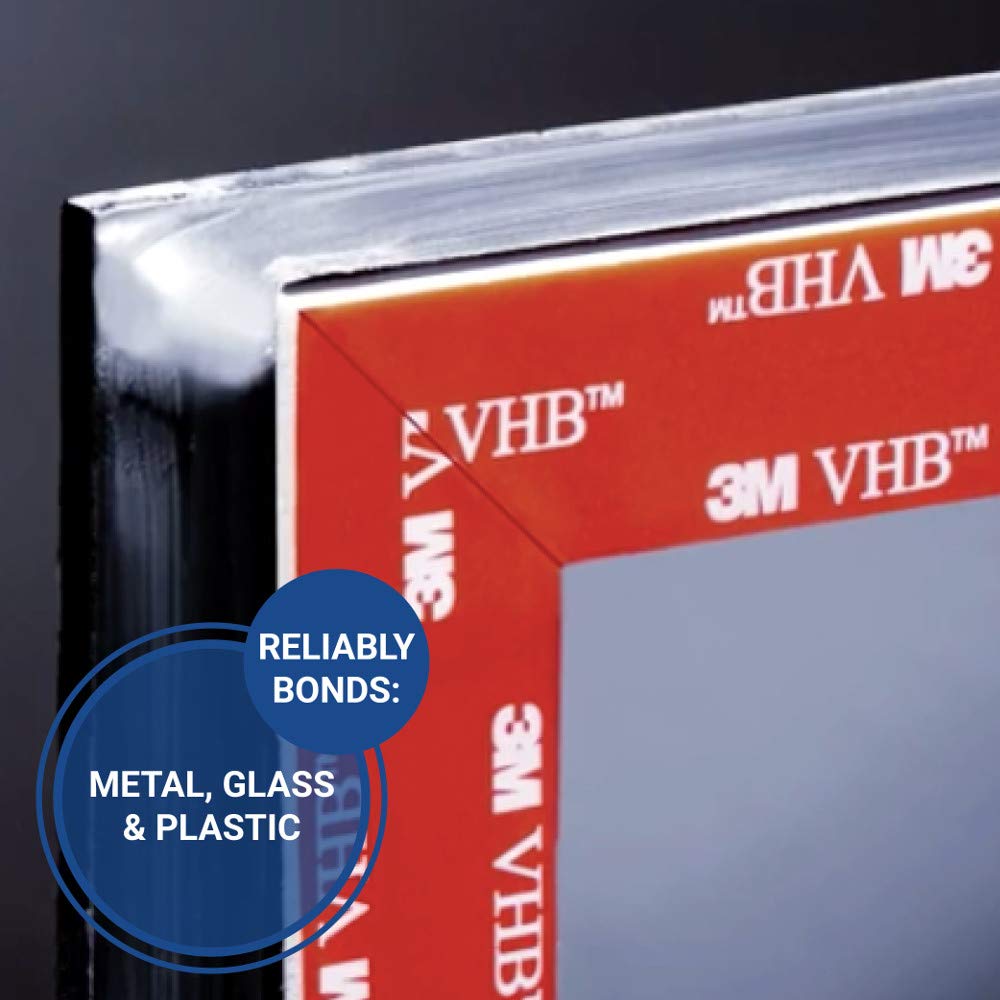 3M VHB Tape 4941, 0.75 in width x 3 in length (5 per pack) (1 Pack)