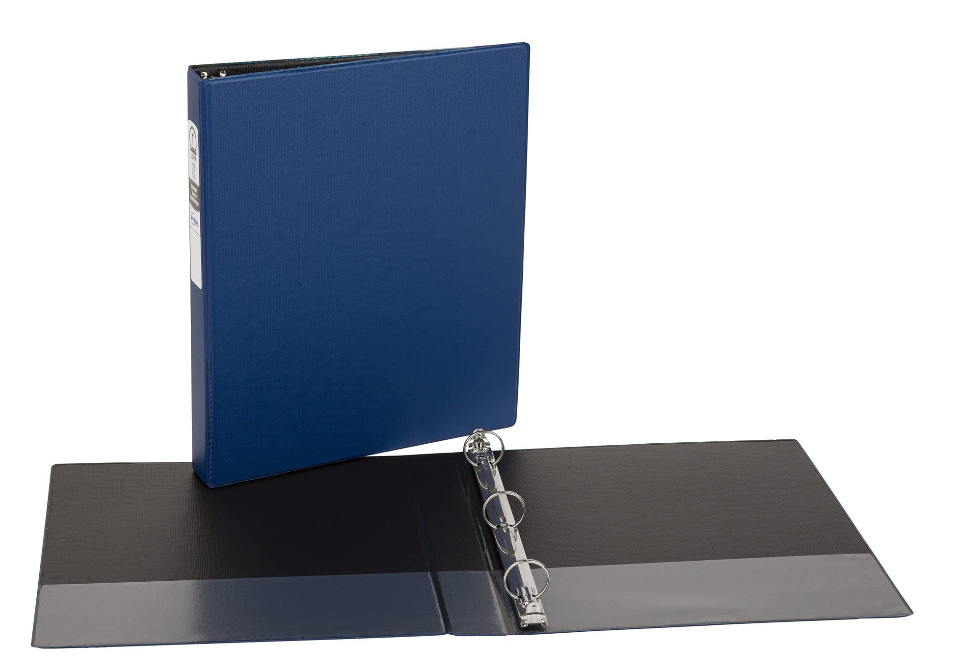 Avery Economy 3 Ring Binders 1 Inch Round Rings, Blue Binder, Great for Home or Office, 4 Pack (03300)