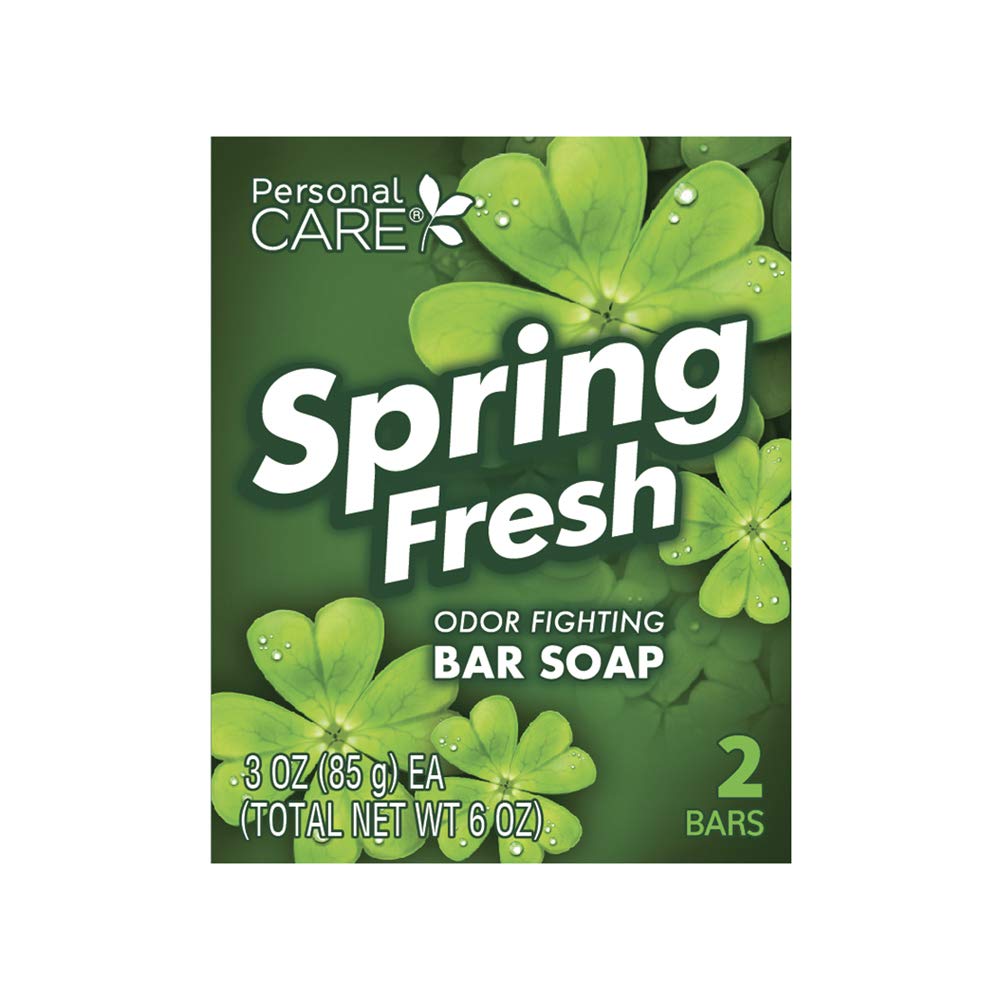 Deodorant Soap Bar, Spring Fresh, 3-oz., 2-Pk.