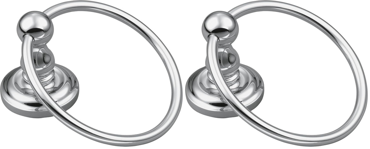 Moen BP6986CH Madison Chrome -Towel Ring (Pack of 2)