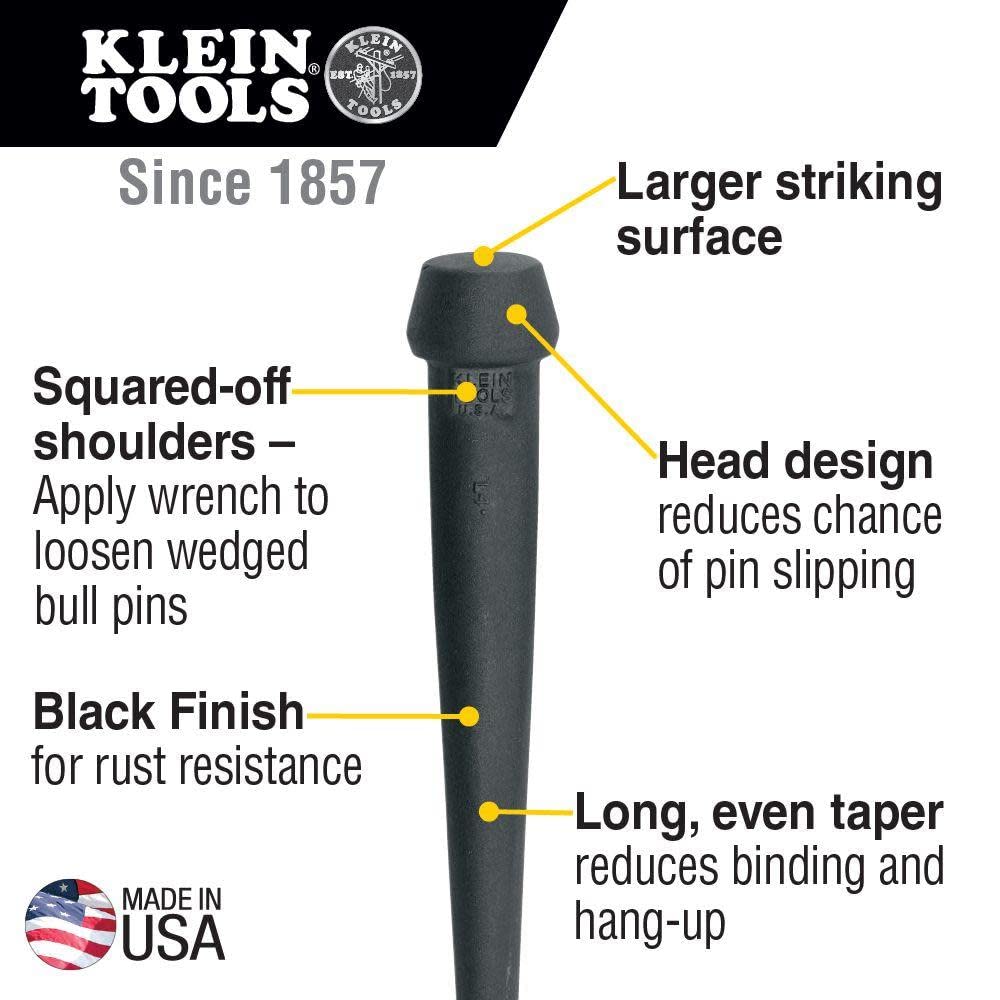 Broad-Head Bull Pin 1-1/4-Inch