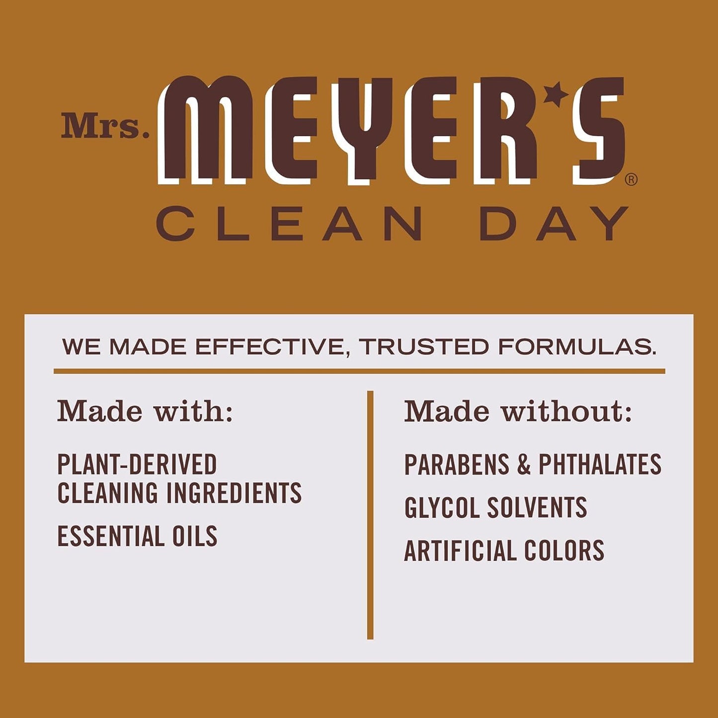 MRS. MEYER'S CLEAN DAY Acorn Spice + Apple Cider Variety, 1 Mrs. Meyer's Multi-Surface Cleaner, 16 OZ, 1 Mrs. Meyer's Multi-Surface Cleaner, 16 OZ, 1 CT Acorn Spice + Apple Cider