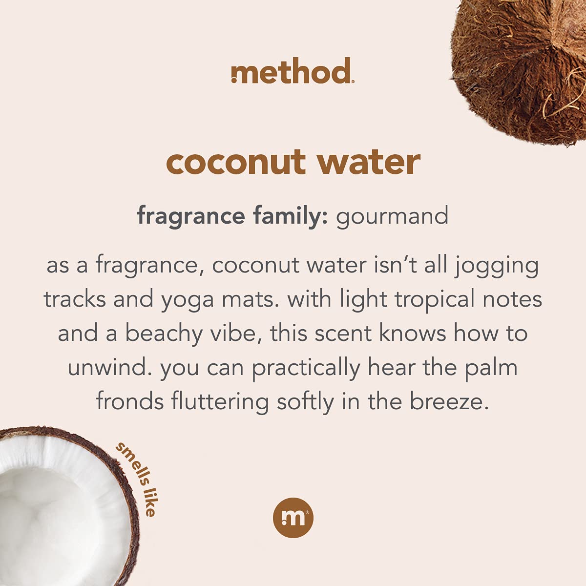 Method Gel Hand Wash, Coconut Water, Biodegradable Formula, 12 fl oz (Pack of 3)