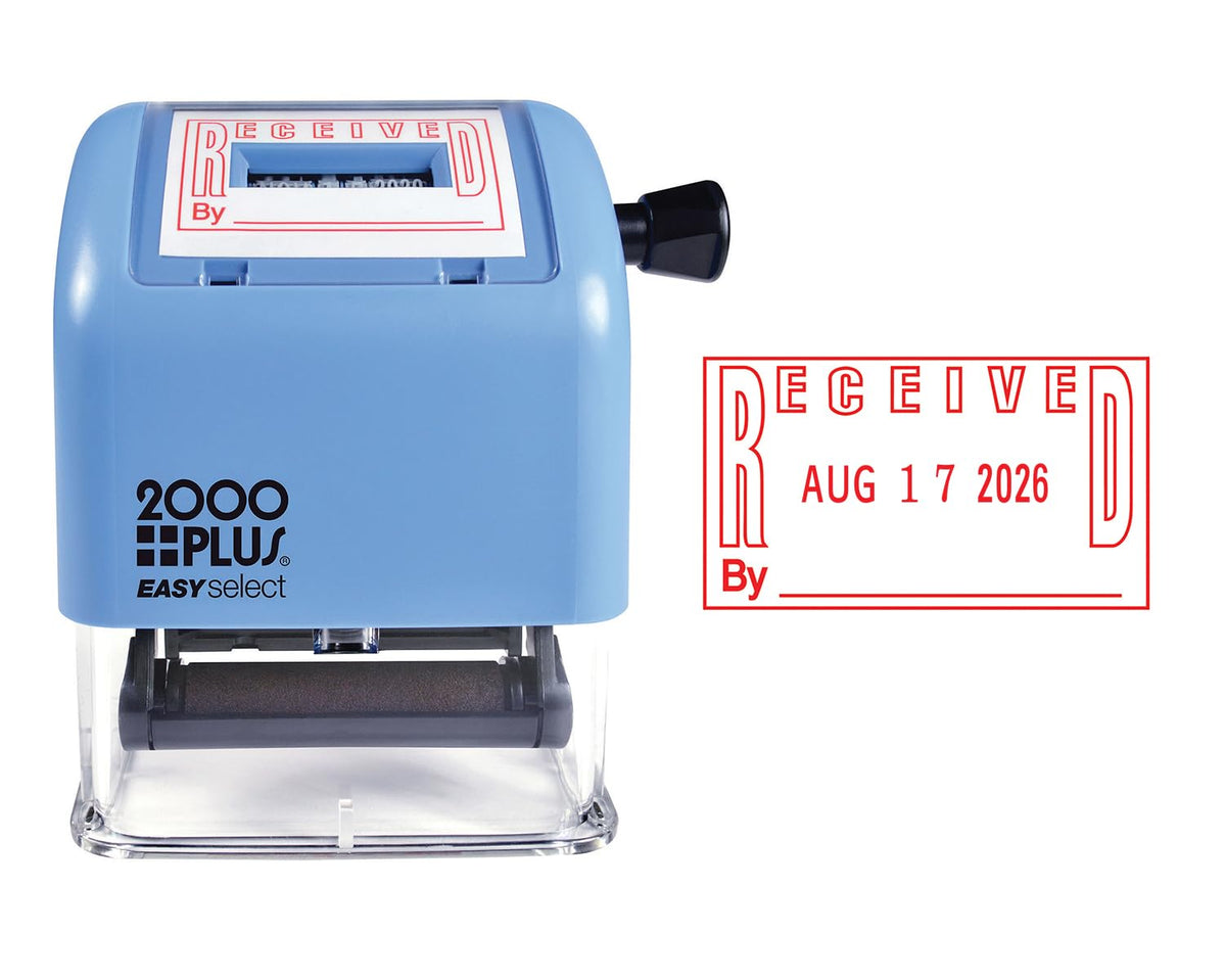 COSCO 2000PLUS ES Dater, Received + Date, 1 X 1.81, Red