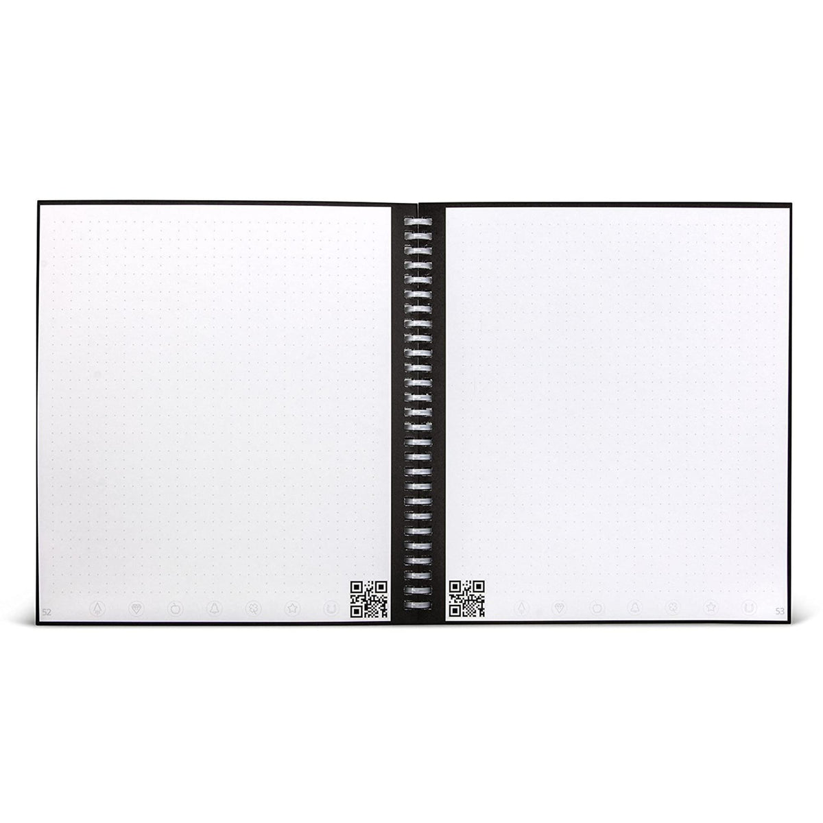 Rocketbook Wave Smart Reusable Notebook, Dotted Rule, Blue Cover, (40) 9.5 x 8.5 Sheets