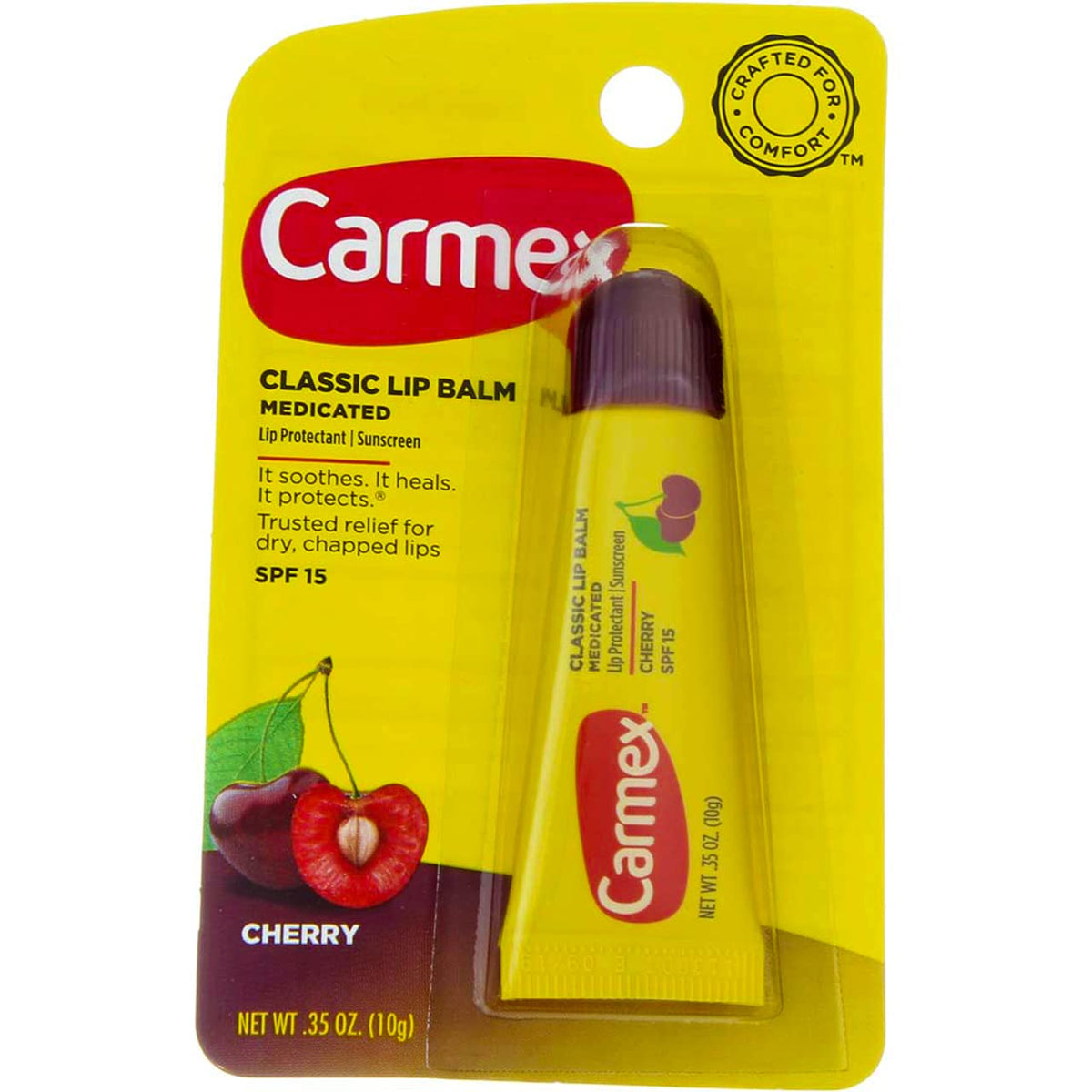 Carmex Moisturizing Lip Balm SPF 15 Cherry 0.35 oz