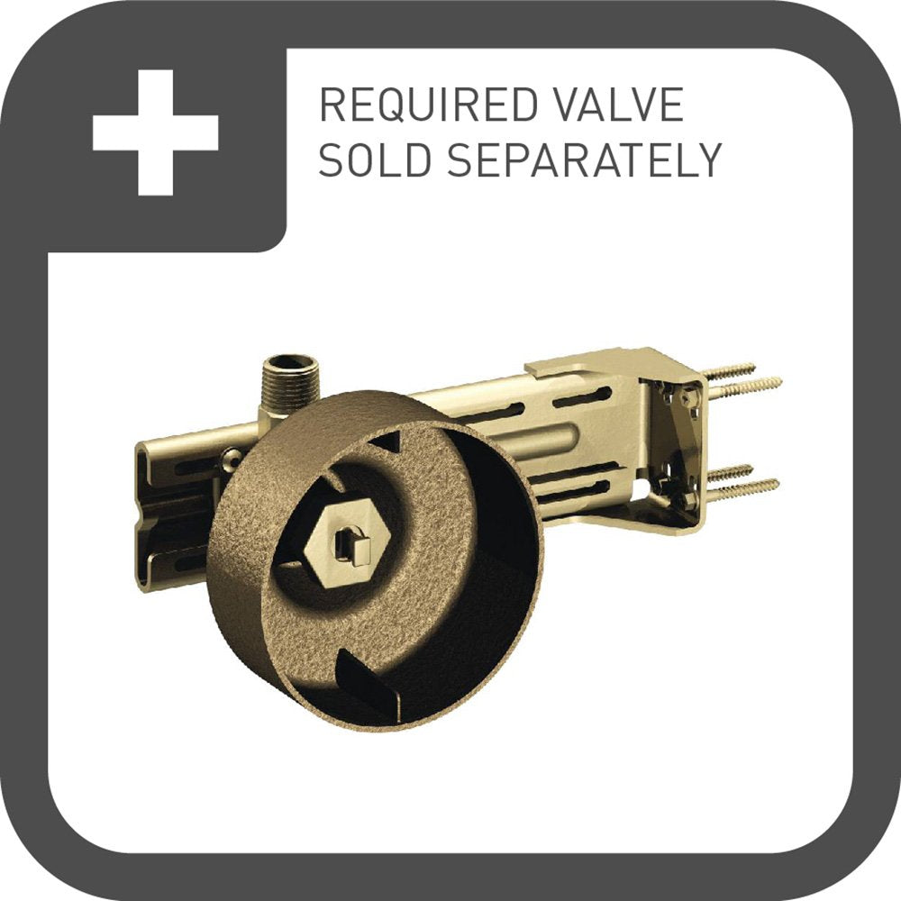 Moen TS1320NL Mosaic Square Single-Function Body Spray, Valve Required, Polished Nickel