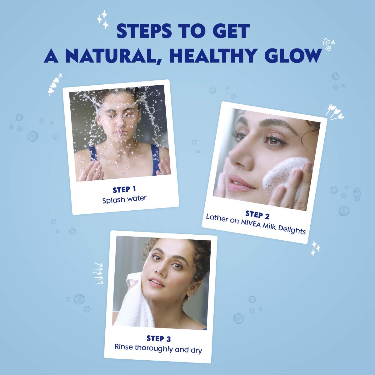 NIVEA Face Wash, Milk Delights Fine Gramflour(Oily Skin), 100ml