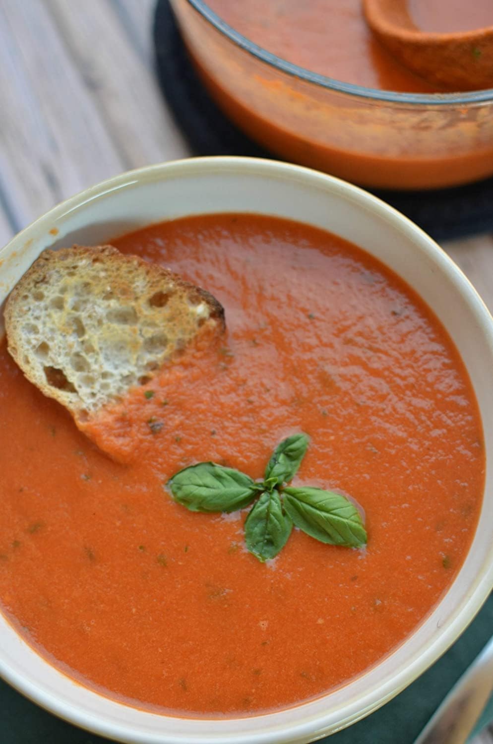 La Madeleine Tomato Basil Soup 15.5oz Glass Jar (Pack of 4) (Original)