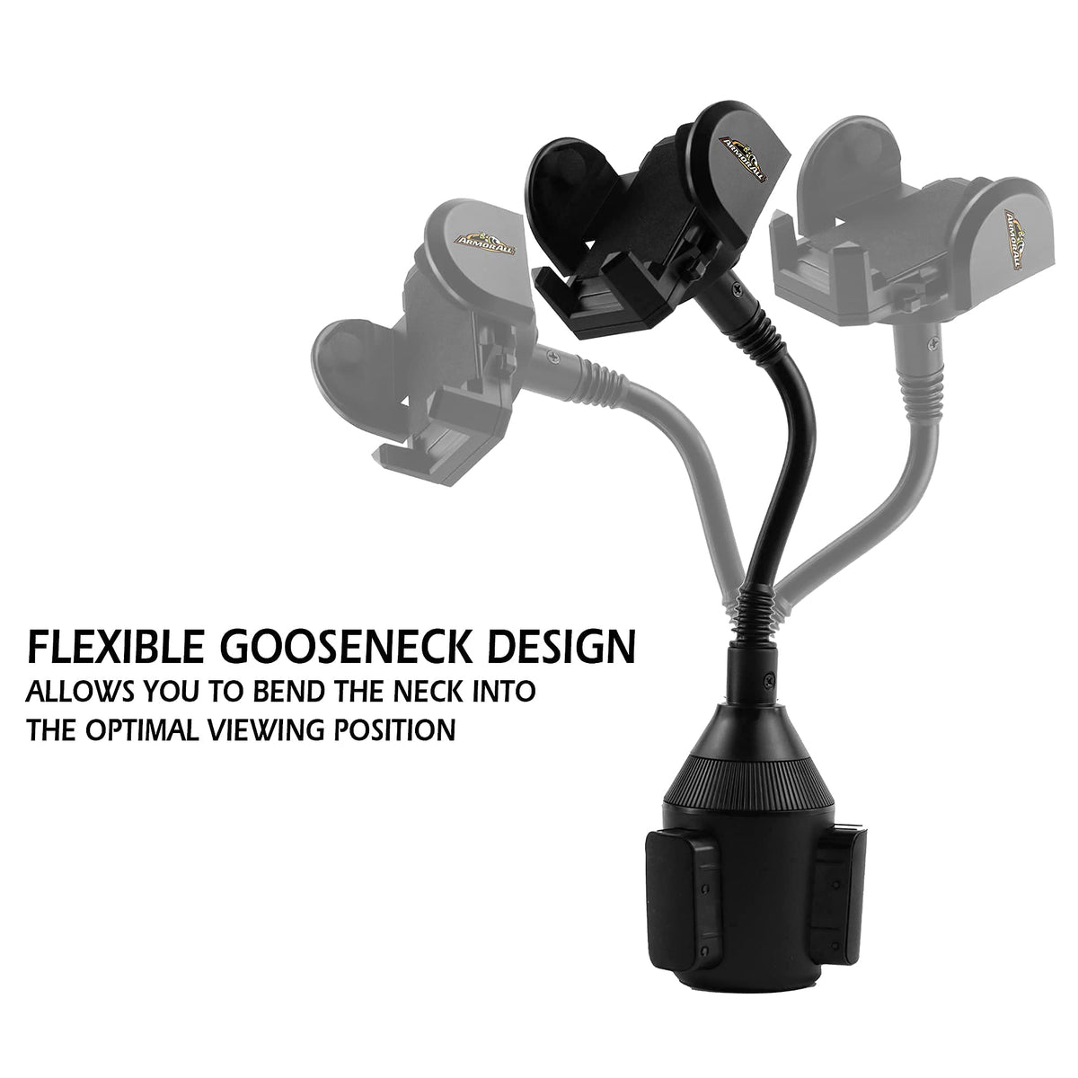 Armor All CUPHOLDER GOOSENECK Phone Mount
