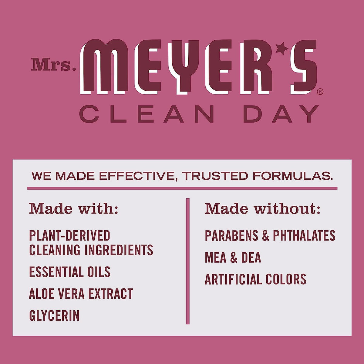 Mrs. MEYER'S Mum Kitchen Set Variation Includes, 1 Hand Soap, 1 Dish Soap, and 1 Multi Surface Cleaner 3 ct.