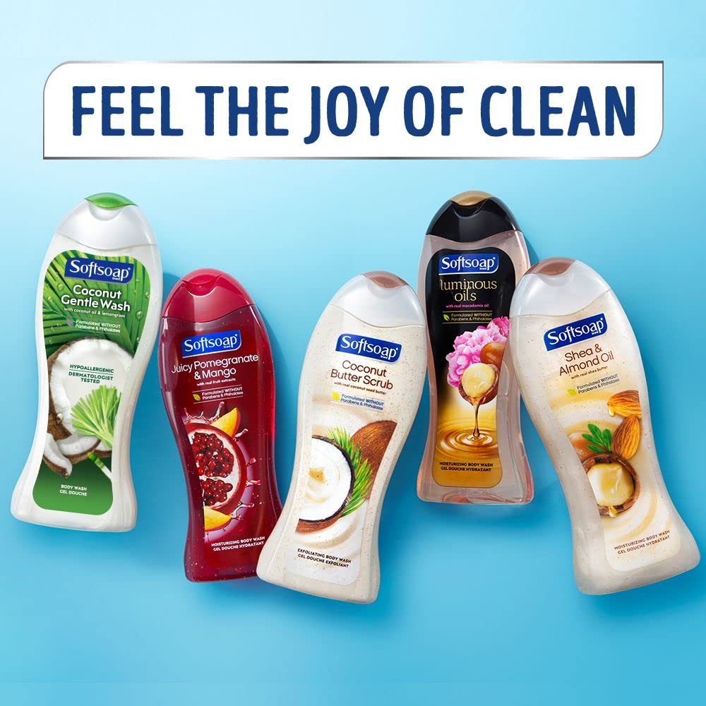Softsoap Ssbw 20 F Oz/591ml Cs Sp Pomegrante & Mango,