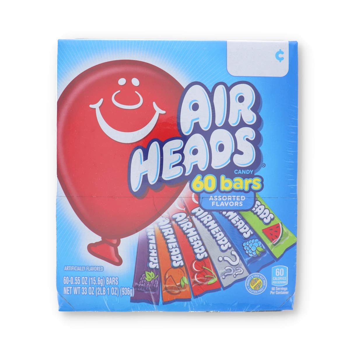 Airheads Changemaker Variety Bars 60 count - 0.55 oz each