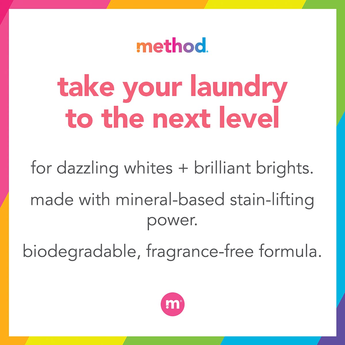 Method Laundry Booster, Whites, 28.2 ounces, 2 pack, Packaging May Vary