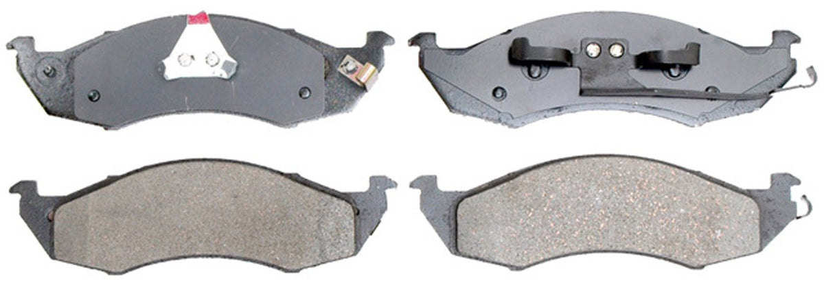 ACDelco Silver 14D576C (19286048) Ceramic Front Disc Brake Pad Set with Wear Sensor