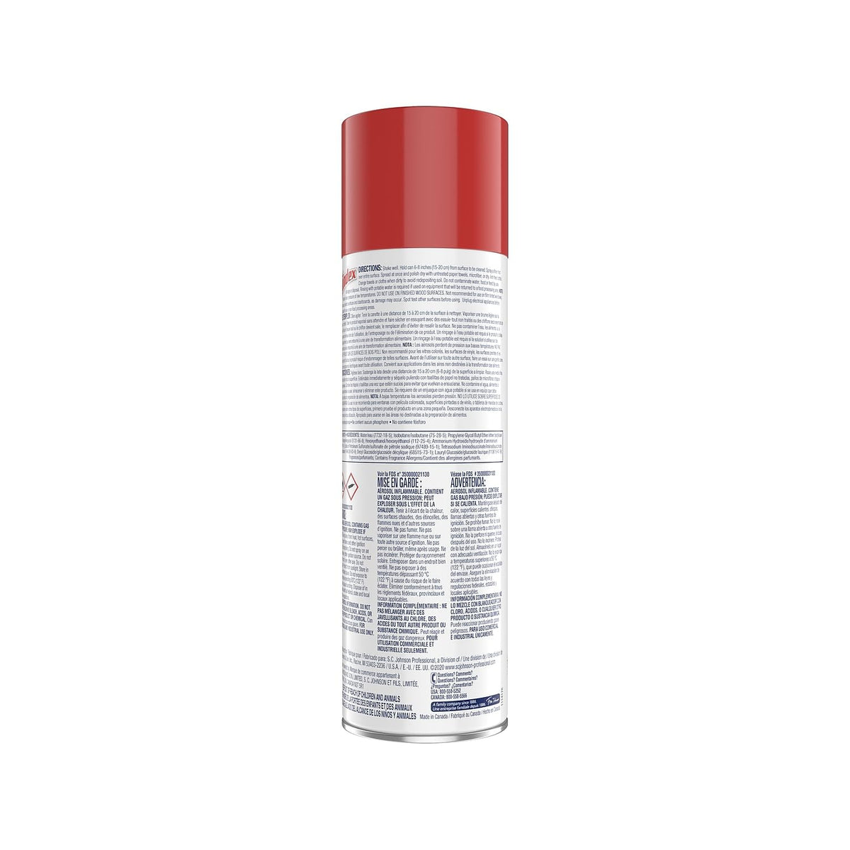 Windex Foaming Glass Cleaner, Fresh, 20 oz Aerosol Spray