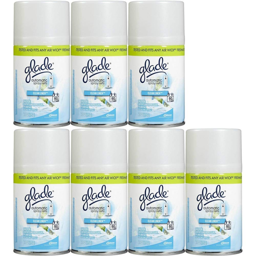Glade Automatic Spray Refill - Clean Linen - 6.2 oz - 7 pk