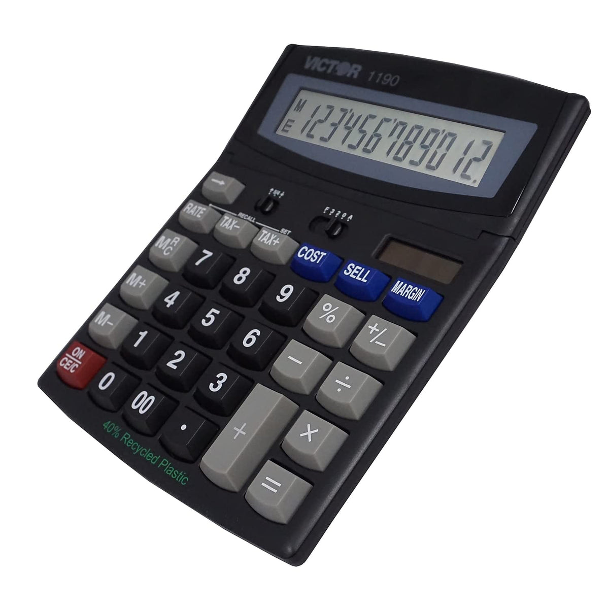 Victor 1190 Executive Desktop Calculator, 12-Digit LCD
