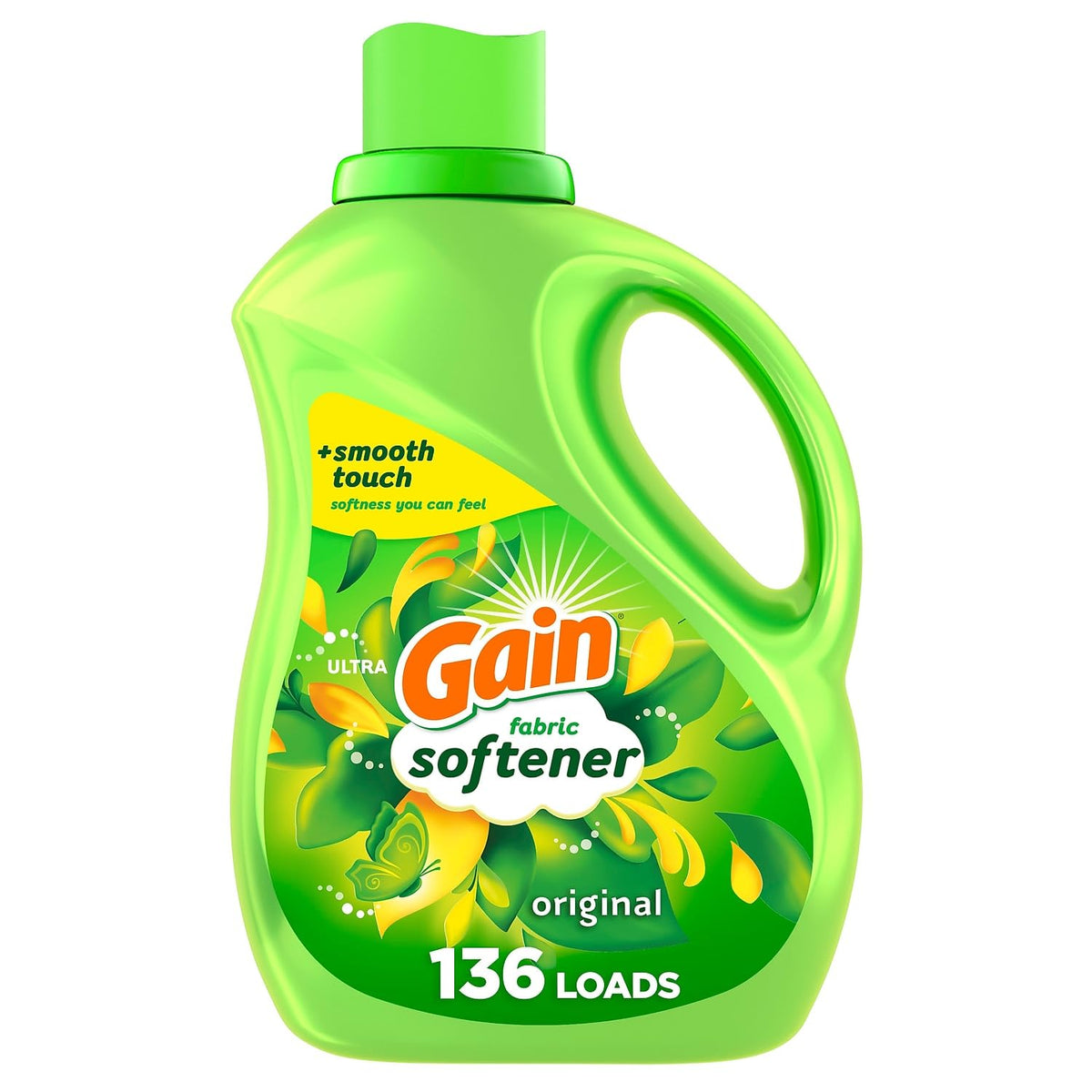 Gain Fabric Softener, Original, 136 Loads, 100 fl. oz. (10089)