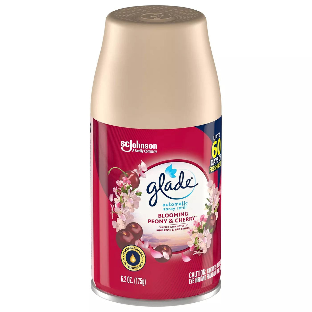 Glade Automatic Spray Air Freshener Refill | Blooming Peony and Cherry - 269 ml Each (Pack of 3)