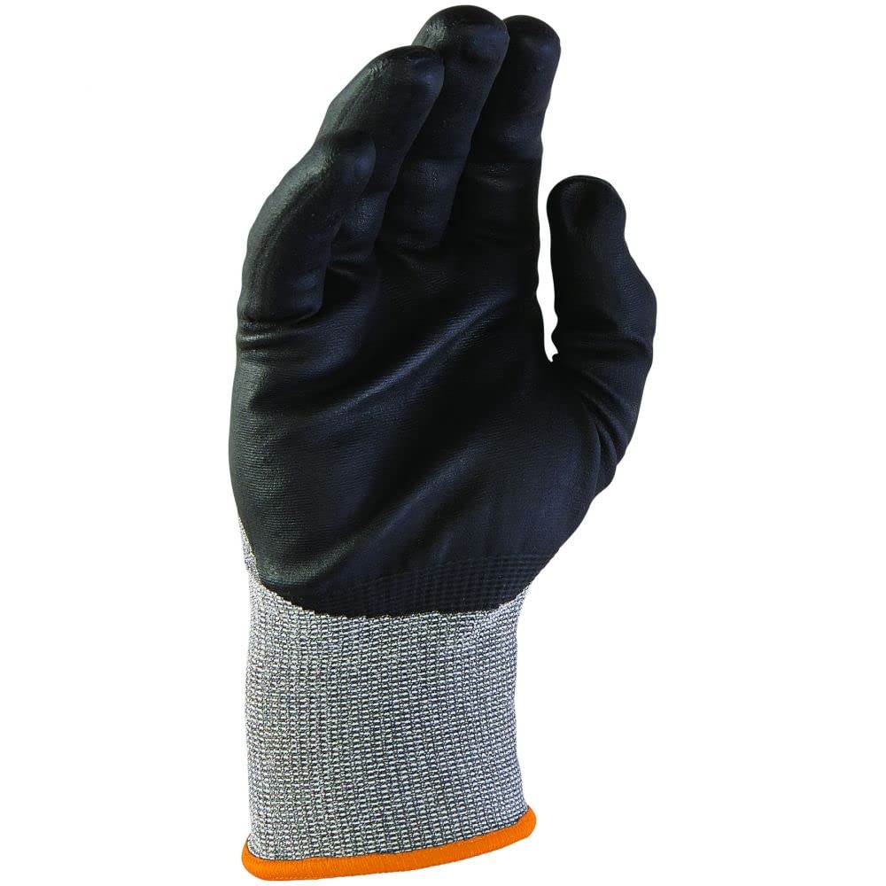Klein Tools 60185 Work Gloves, Cut-Resistant Gloves ANSI Rated A2, Touchscreen, Large, 2-Pair