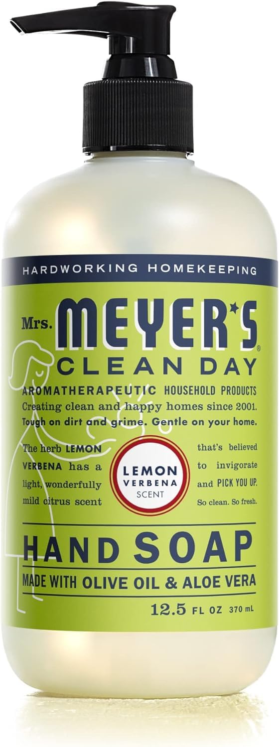 Mrs. MEYER'S CLEAN DAY Holiday Hand Soap Bundle (Lavender + Lemon Verbena + Rainwater + Oat Blossom)
