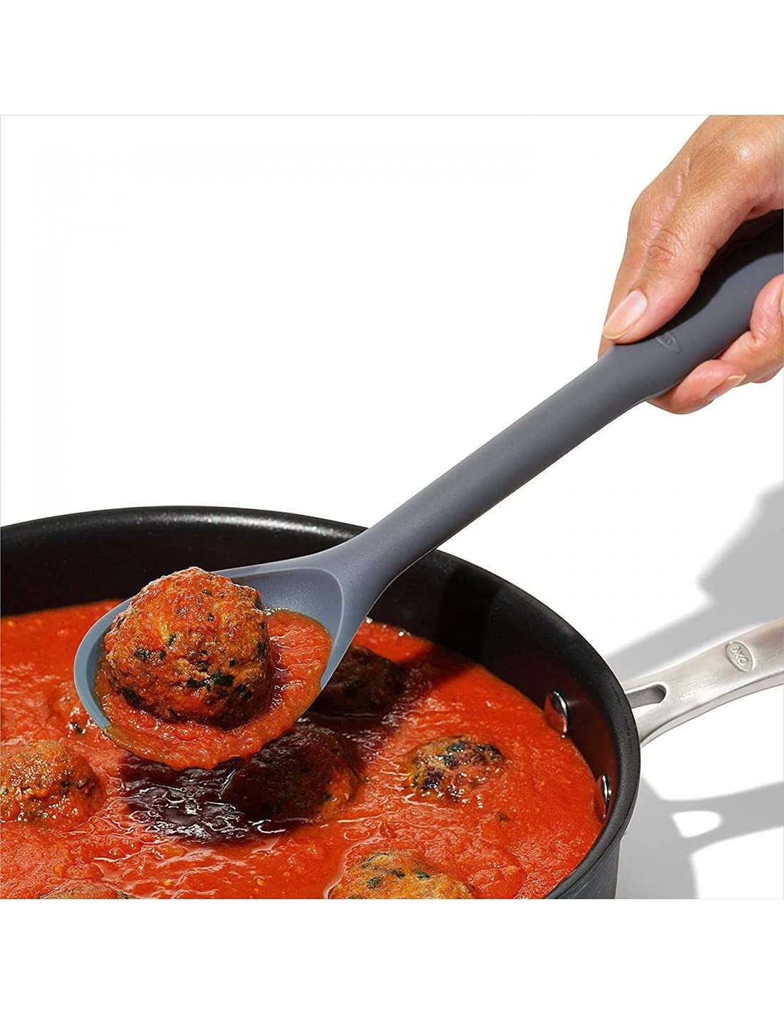 OXO Good Grips Silicone Spoon,Peppercorn,us:one size