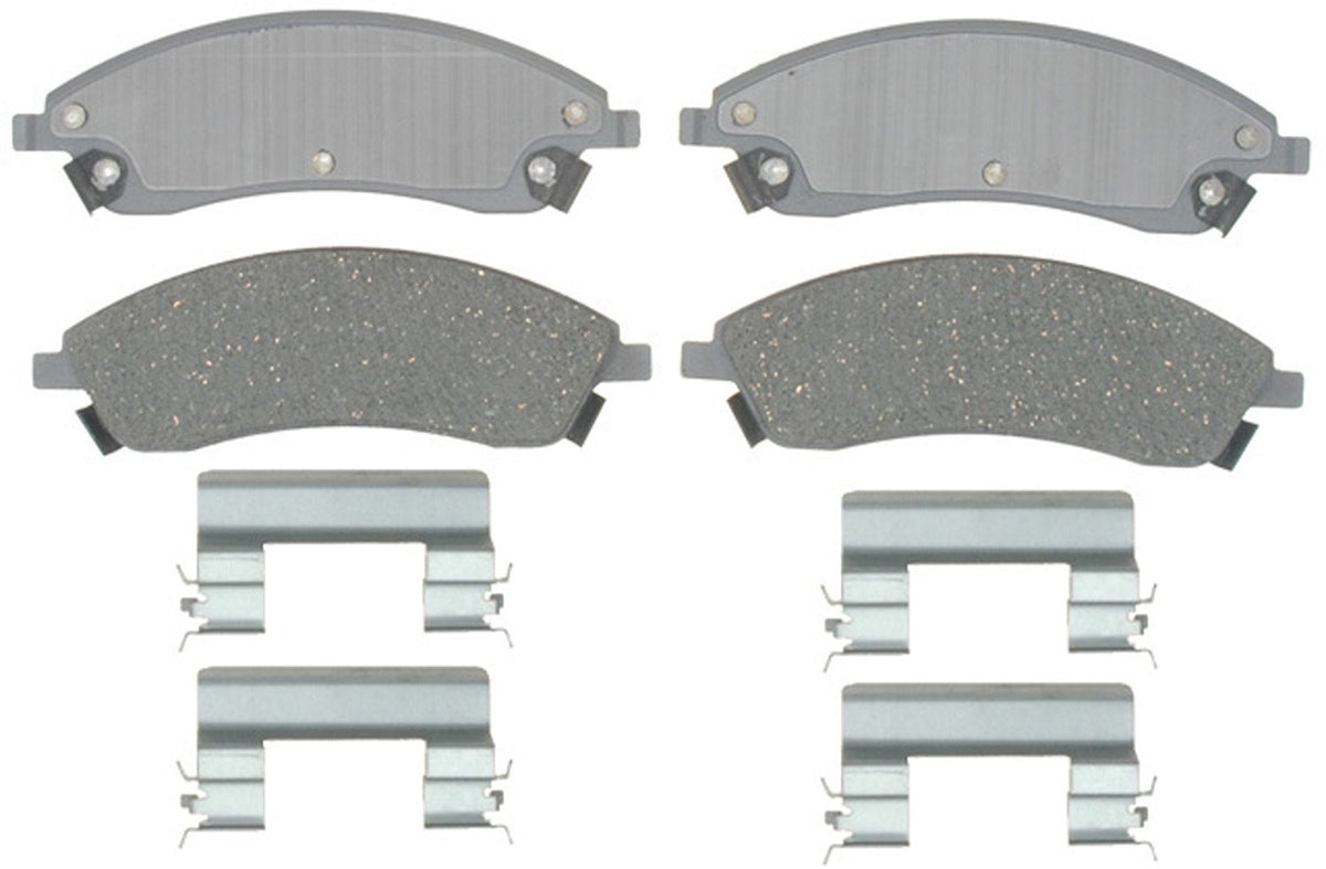 ACDelco Silver 14D1019ACH Ceramic Front Disc Brake Pad Set