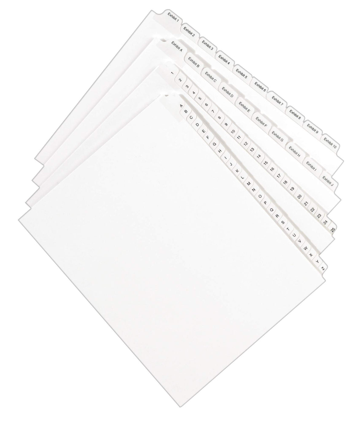 Avery Legal Dividers, Allstate Collated Sets, Letter Size, Side Tab, 76-100 Tab Set (01704)
