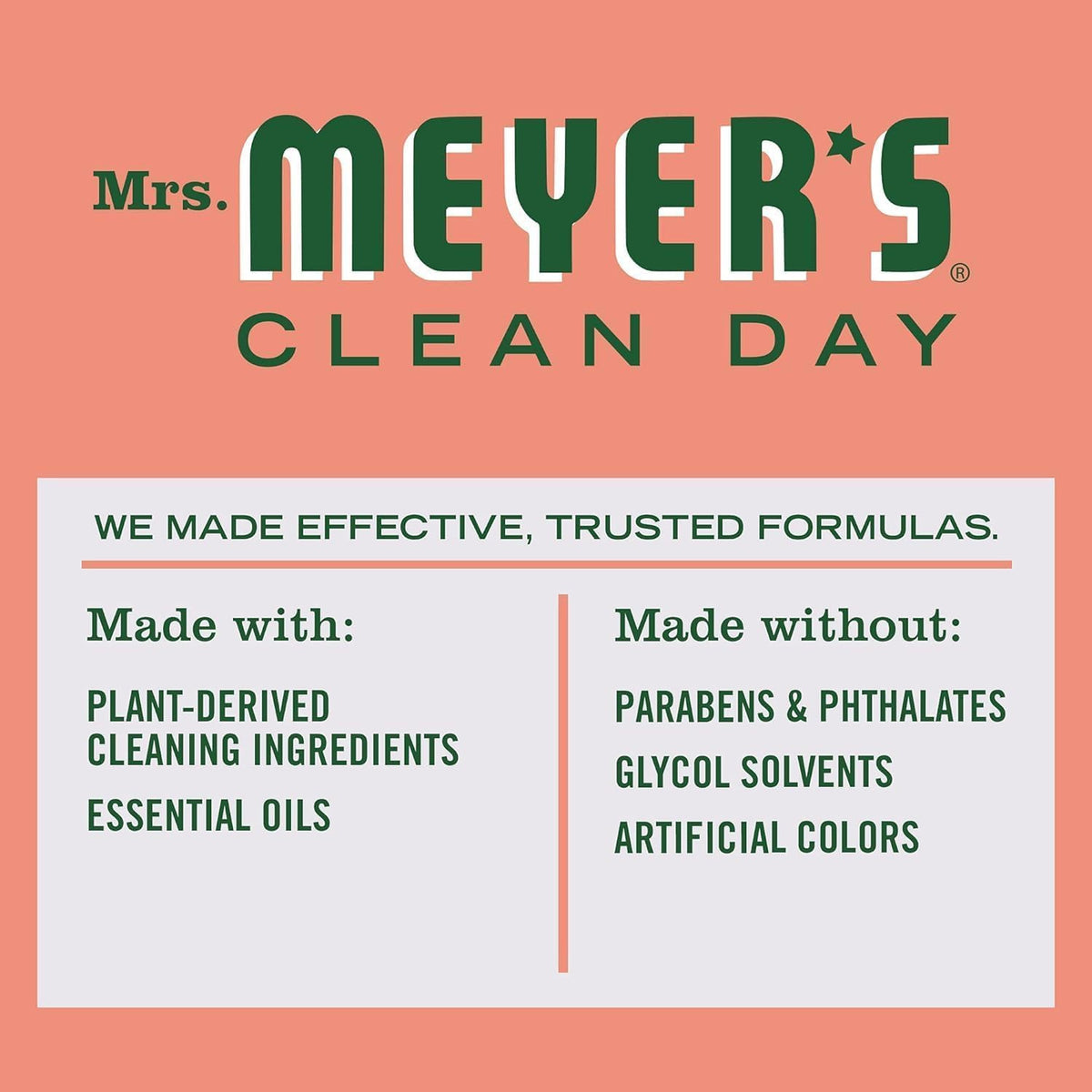 Mrs. MEYER'S Multi-Surface Cleaner Geranium, 16 OZ. (Pack of 3)