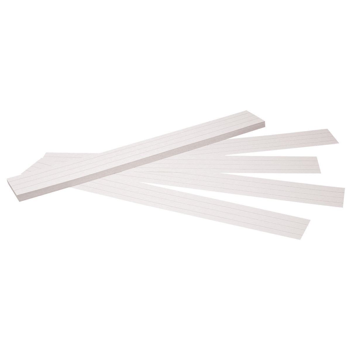 Sentence Strips, 24 x 3, White, 100/Pack