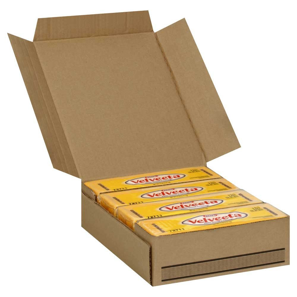 Kraft Velveeta Regular Sliced Cheese, 5 Pound -- 4 per case.