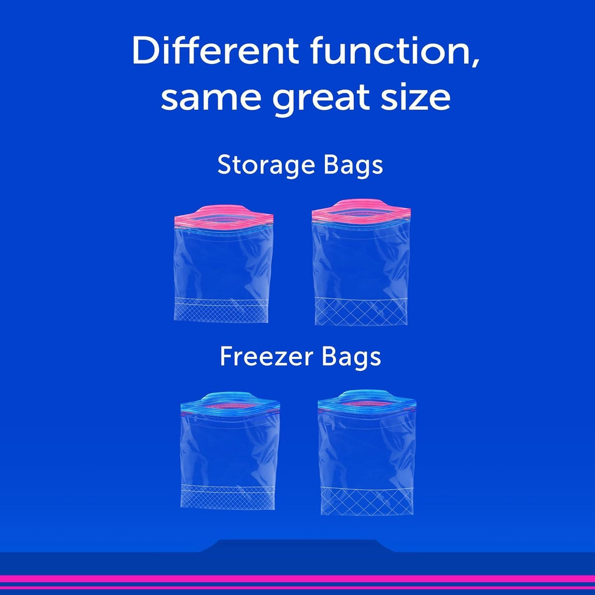 Ziploc Bag Freezer Quart, 19 Count Boxes (Pack of 12)