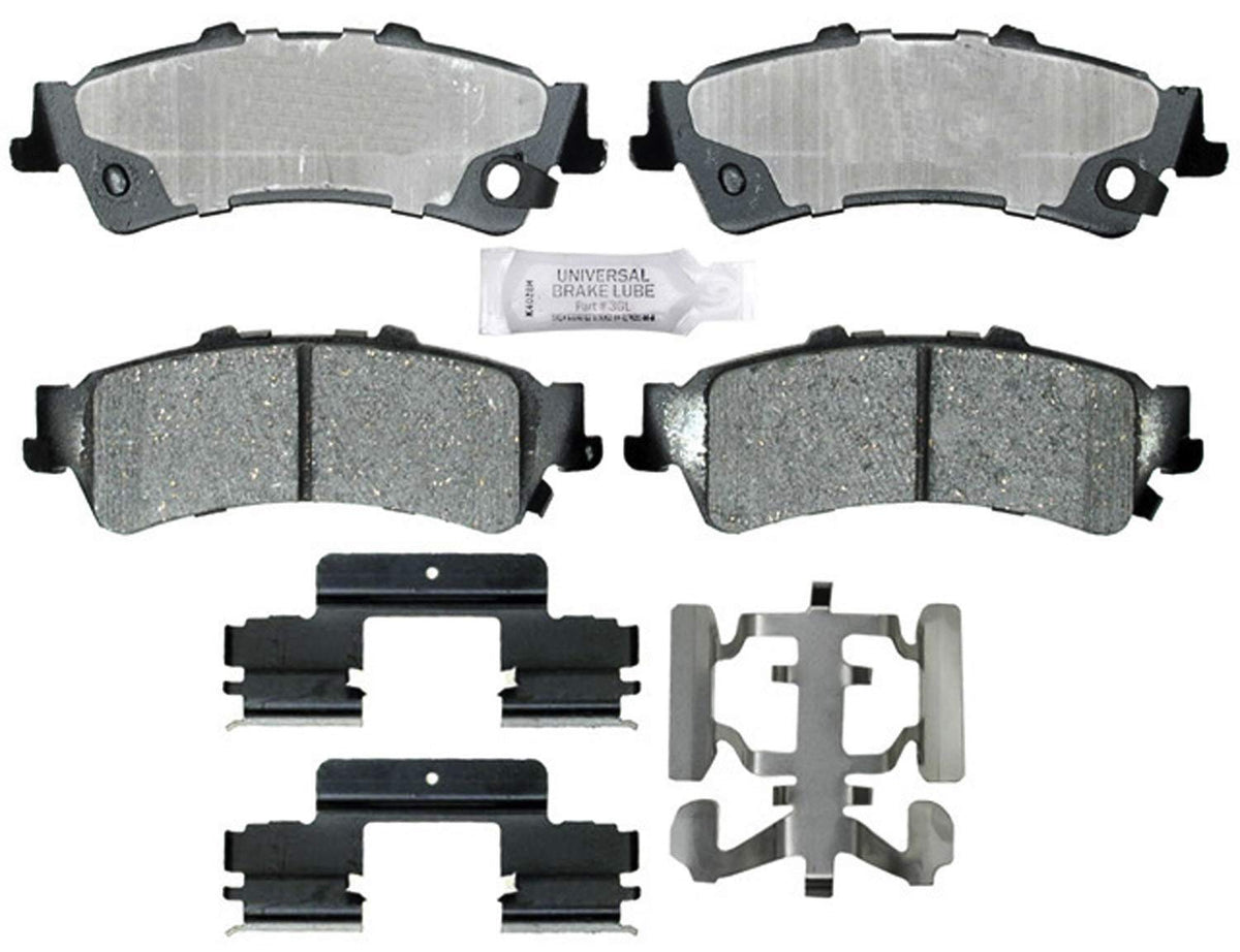 ACDelco Professional 17D792CH (88909672) Ceramic Rear Disc Brake Pad Set