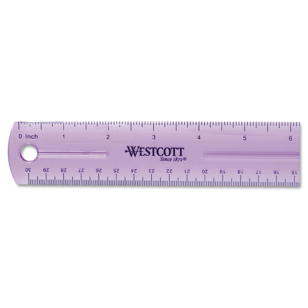 Westcott 12975 12-Inch Jewel Colored Ruler