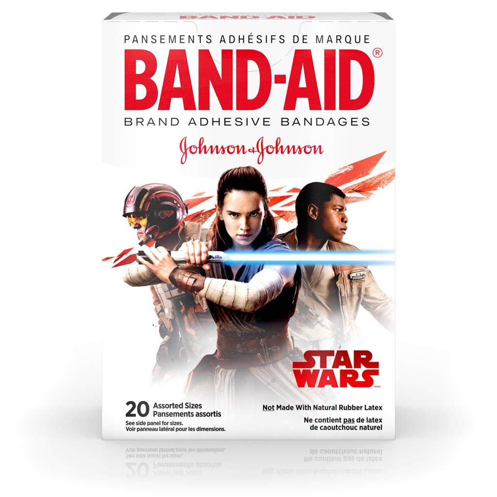 BAND-AID® Brand Adhesive Bandages featuring Star Wars, 20 Count