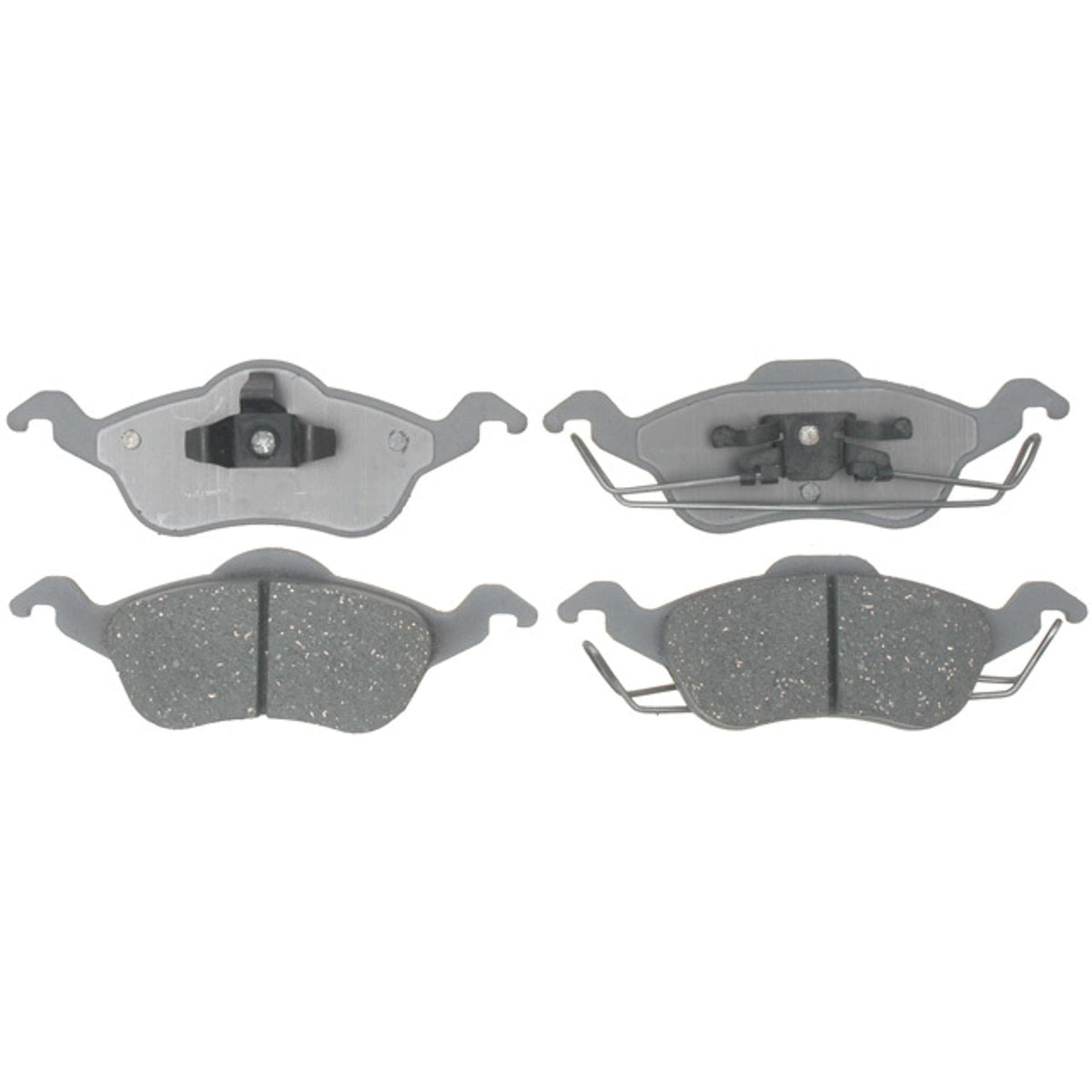 ACDelco Silver 14D816C Ceramic Front Disc Brake Pad Set