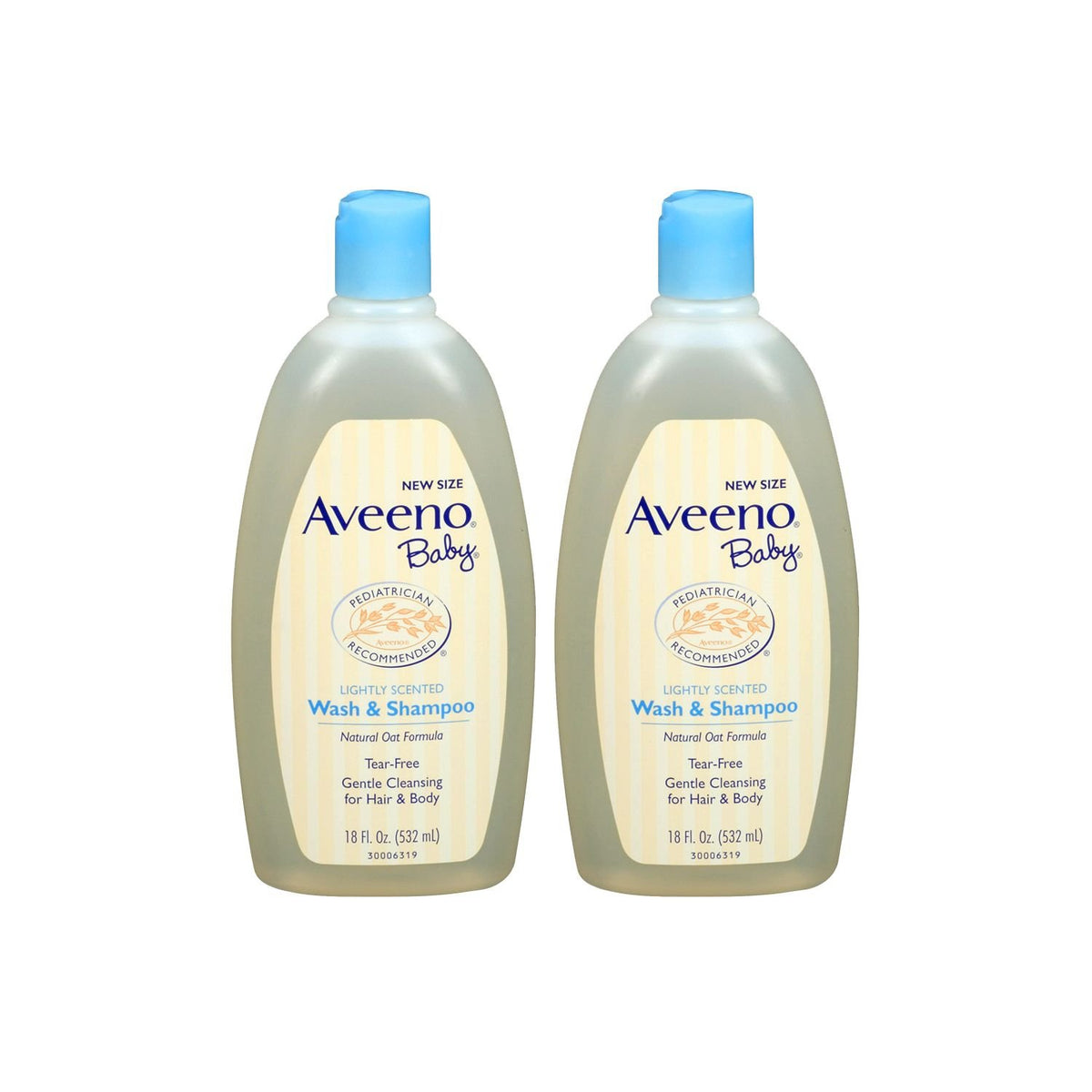 Aveeno Baby Wash and Shampoo - 18 Oz 2/pack