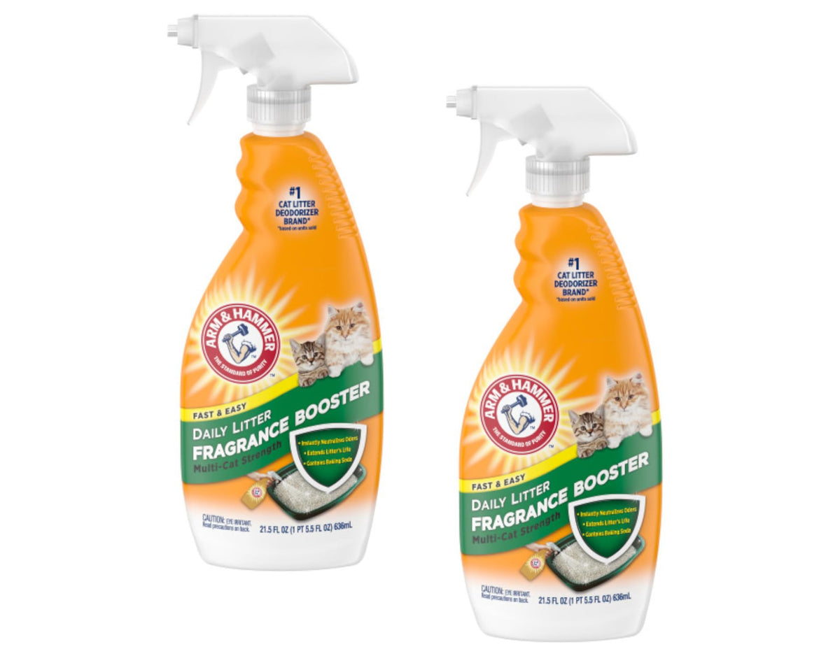 Arm and Hammer Cat Litter Deodorizer Spray, 21.5 Fl Oz [2-Pack]