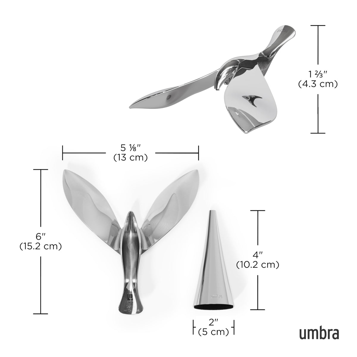 Umbra Tipsy Bottle Opener, Sculptural Bar Accessory